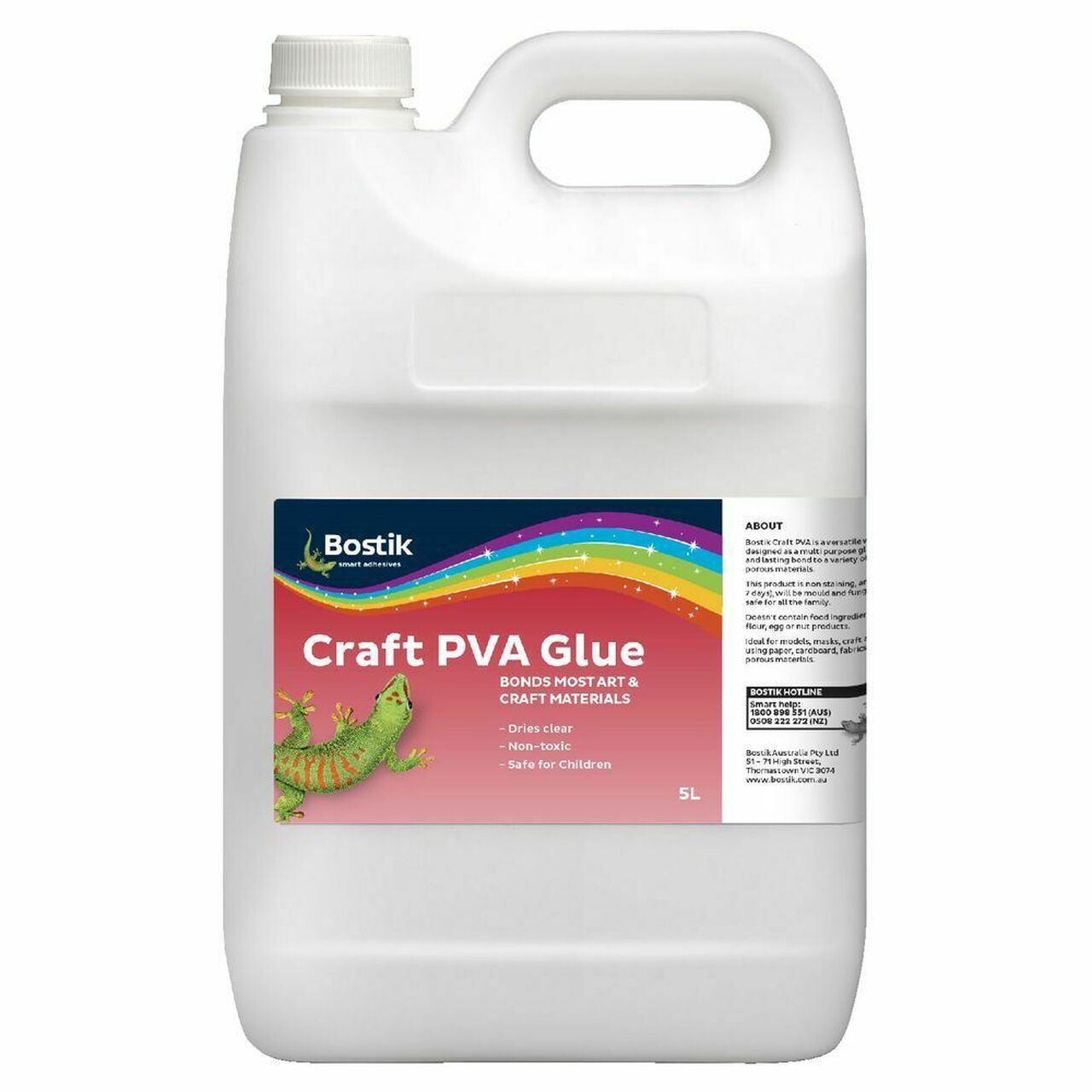 PVA Glue - Bostic Child Safe Craft PVA 5Kg
